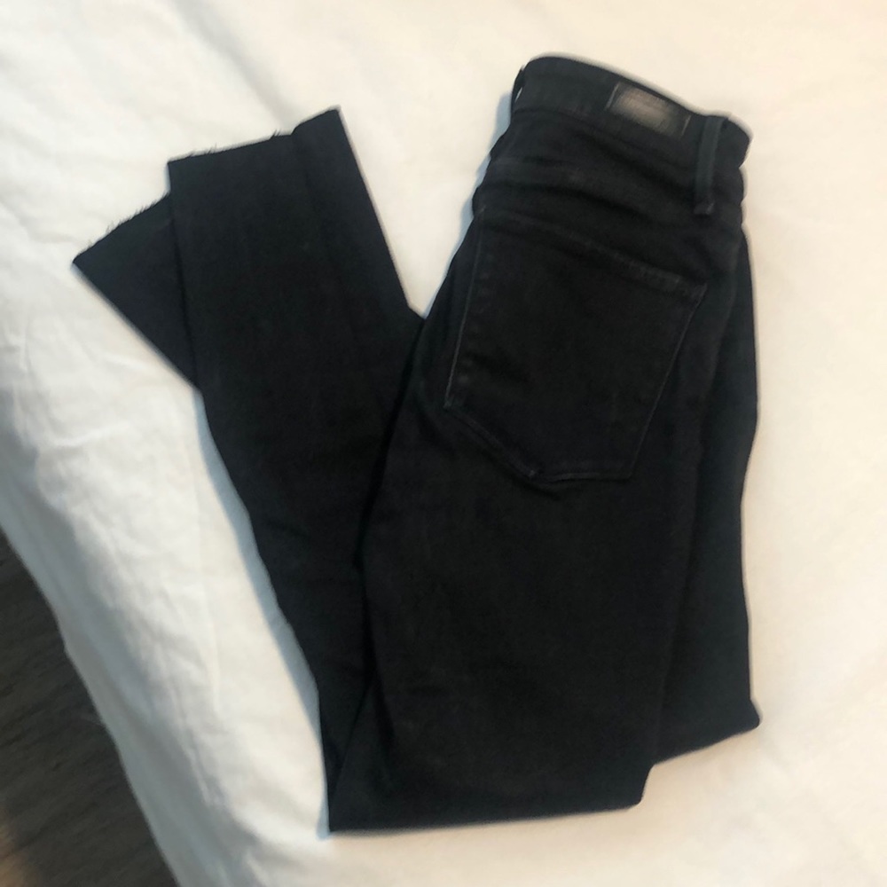Abercrombie high rise black jeans